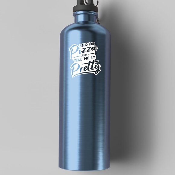 3pc - Feed Me Pizza and Tell Me I'm Pretty Sticker Decal Pack – Tumbler, Laptop - Picture 4 of 8